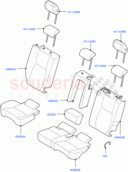 Part Diagram for Land Rover LR127800