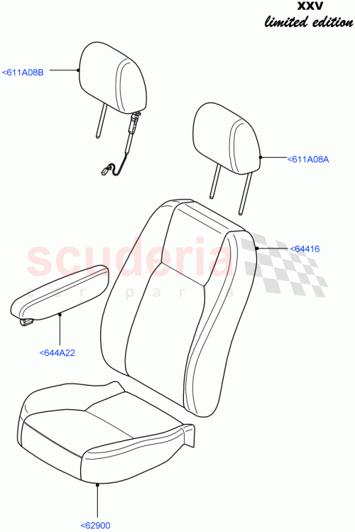 Part Diagram for Land Rover LR058056