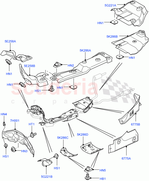 Part Diagram for Land Rover LR013150