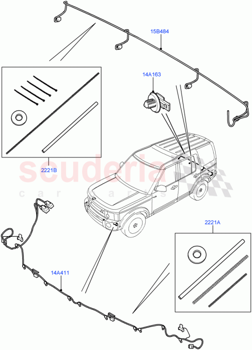 Part Diagram for Land Rover LR030232