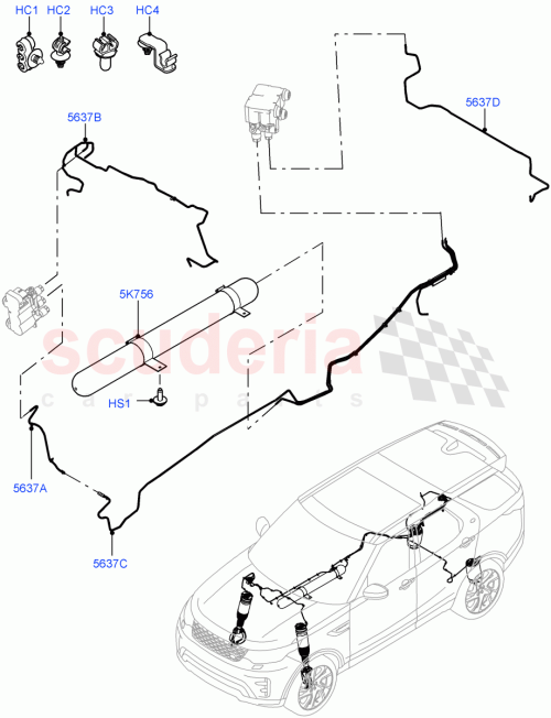Part Diagram for Land Rover LR142061