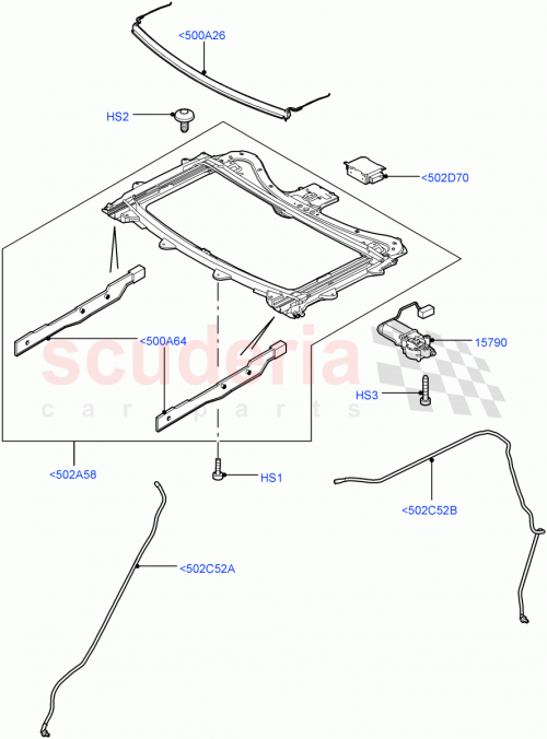 Part Diagram for Land Rover LR040809