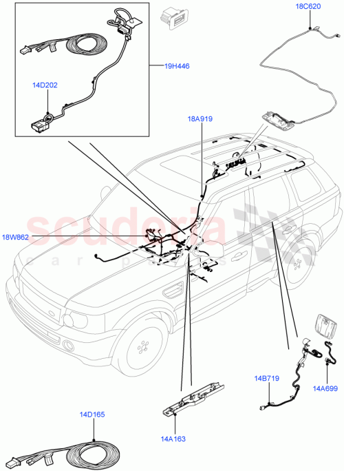 Part Diagram for Land Rover LR043243
