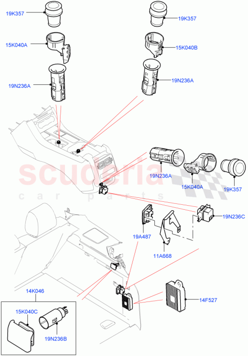 Part Diagram for Land Rover LR101458