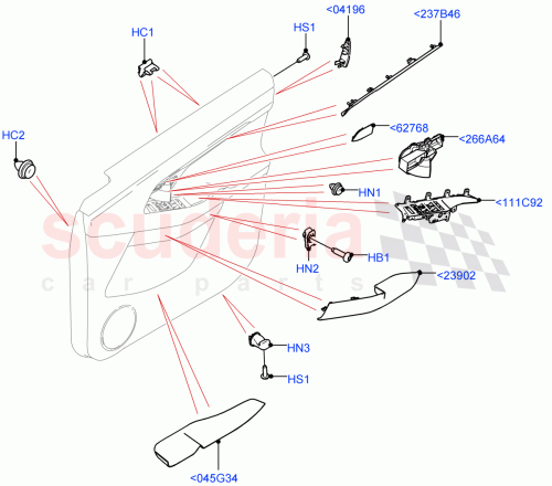 Part Diagram for Land Rover LR115616