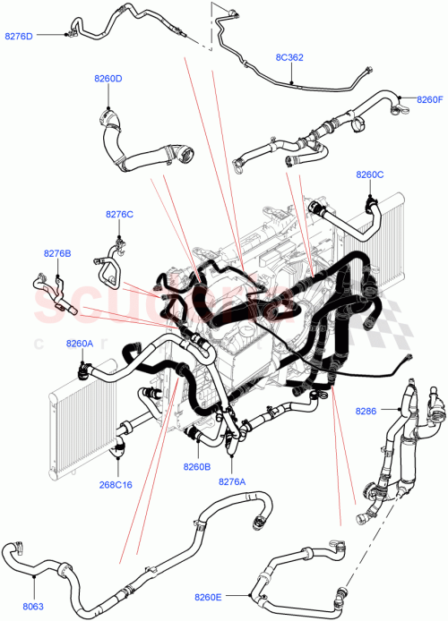 Part Diagram for Land Rover LR100794