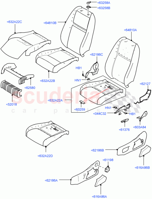 Part Diagram for Land Rover LR141418