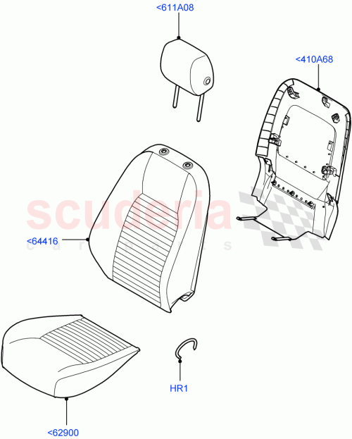 Part Diagram for Land Rover LR058637