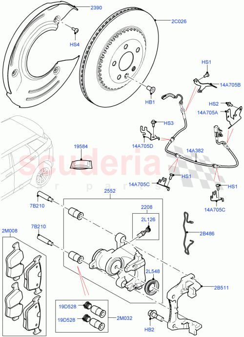 Part Diagram for Land Rover LR154996