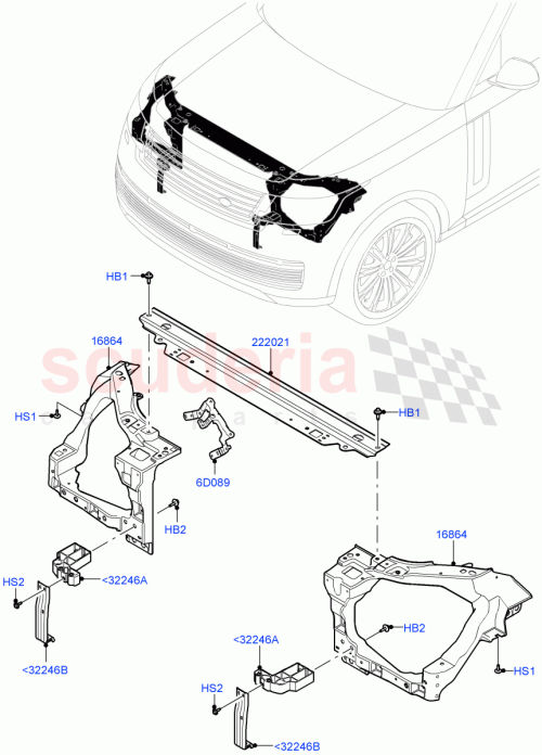 Part Diagram for Land Rover LR152981
