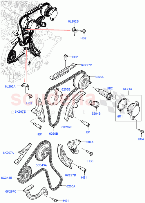 Part Diagram for Land Rover LR125428