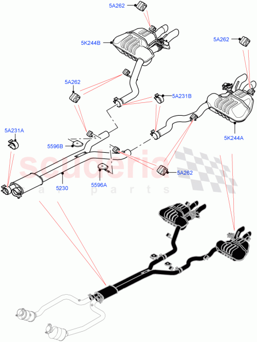 Part Diagram for Land Rover LR116931