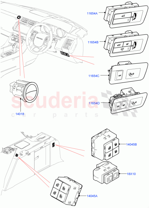 Part Diagram for Land Rover LR053010
