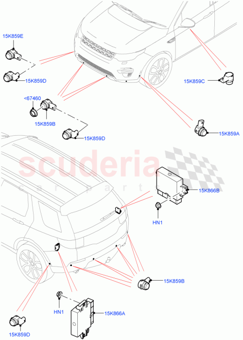 Part Diagram for Land Rover LR059785