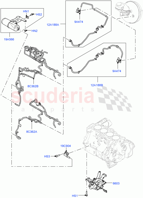 Part Diagram for Land Rover LR128308