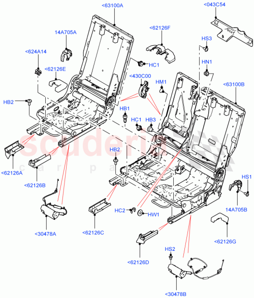 Part Diagram for Land Rover LR126482