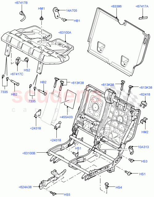 Part Diagram for Land Rover LR030203