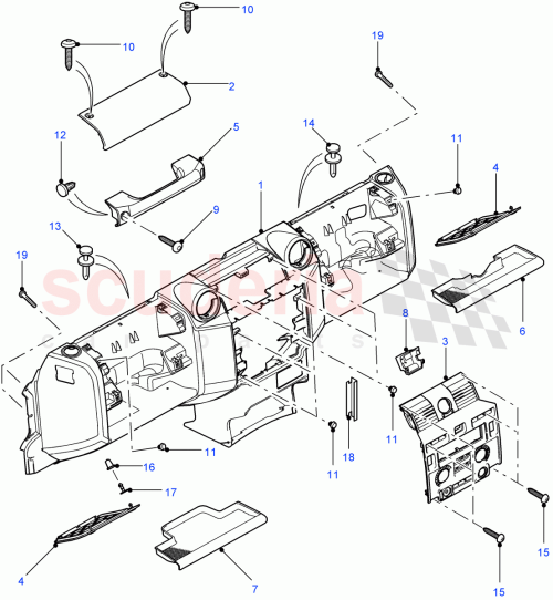 Part Diagram for Land Rover FDS500040PUY