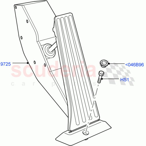Part Diagram for Land Rover SAB500160