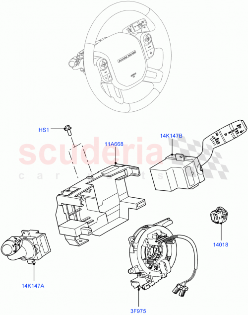 Part Diagram for Land Rover LR101292
