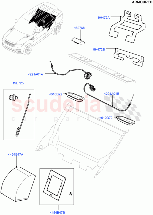Part Diagram for Land Rover LR084853