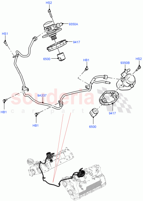 Part Diagram for Land Rover LR158729