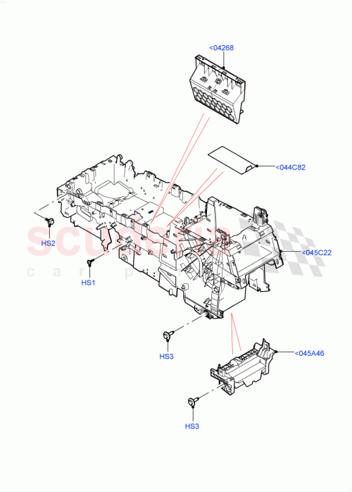 Part Diagram for Land Rover LR155960