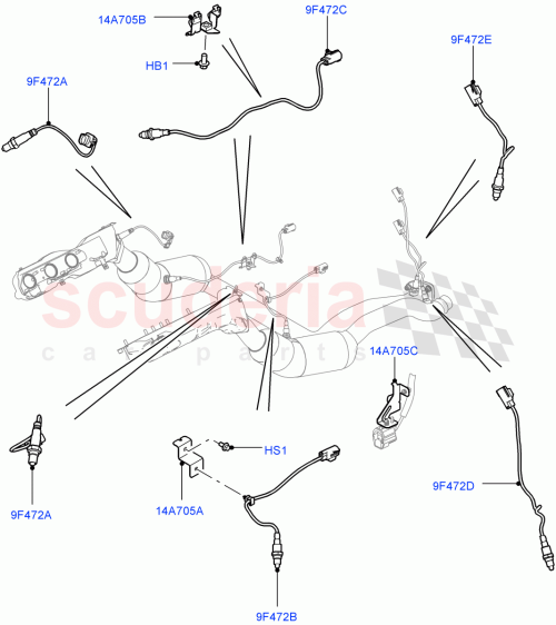 Part Diagram for Land Rover LR052425