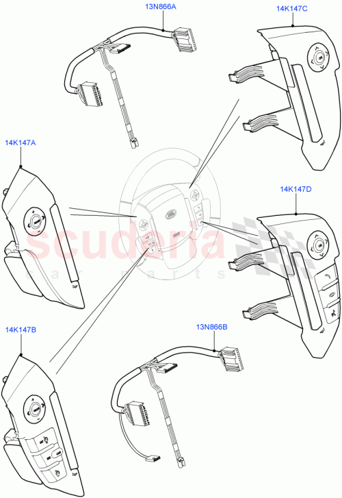 Part Diagram for Land Rover LR062416